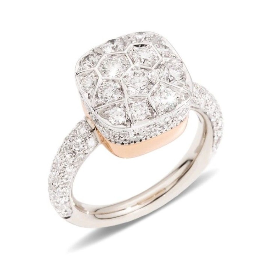 Juwelen rene kahle | Pomellato Nudo Grande Ring Diamonds