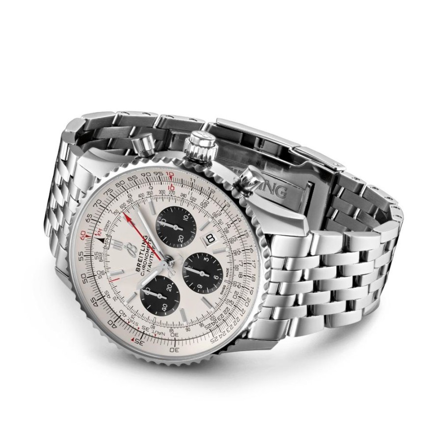 Horloges rene kahle | Breitling Navitimer B03 Chronograp Rattrapante 45