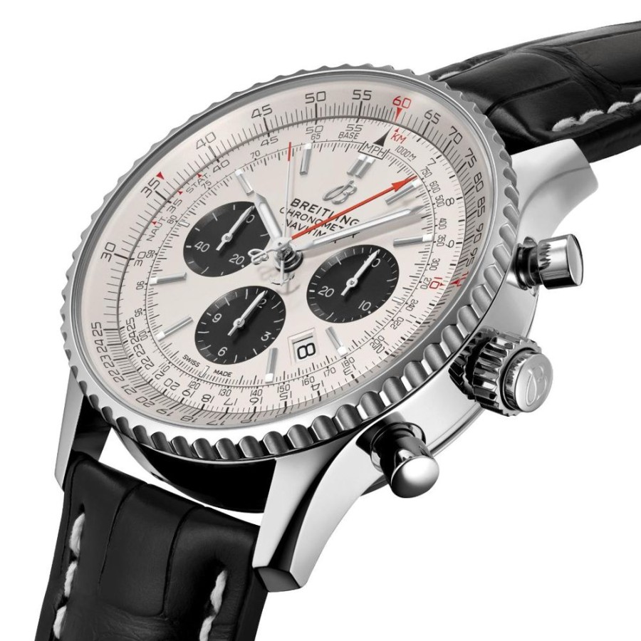 Horloges rene kahle | Breitling Navitimer B03 Chronograp Rattrapante 45