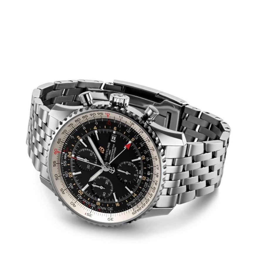 Horloges rene kahle | Breitling Navitimer Chronograph Gmt 46