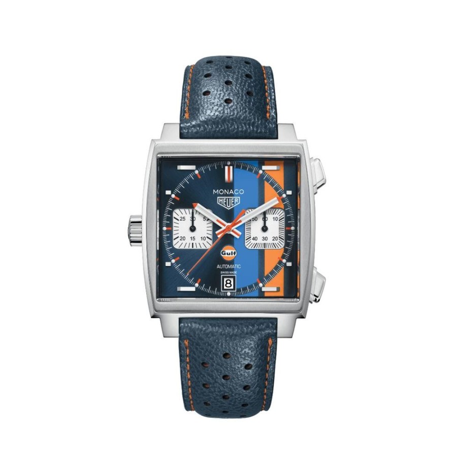 Horloges rene kahle | Tag Heuer Monaco Automatic Chronograph 39Mm