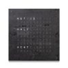 Horloges rene kahle | Qlocktwo Classic Metamorphite 45X45 Cm