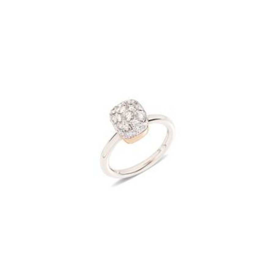 Juwelen rene kahle | Pomellato Nudo Petit Ring Diamonds