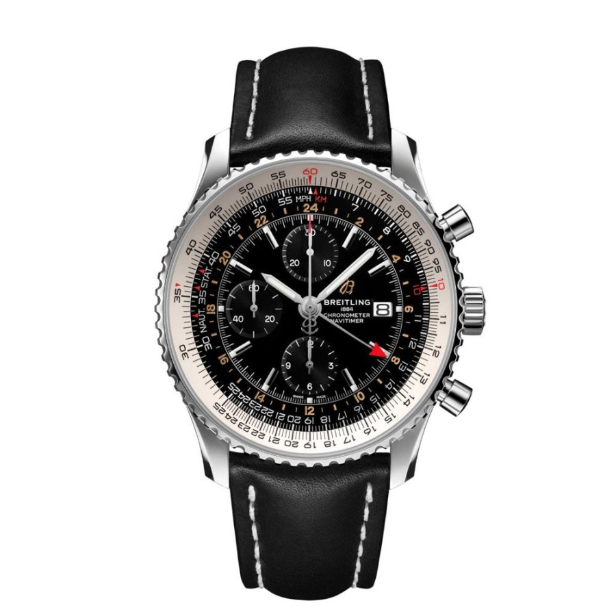 Horloges rene kahle | Breitling Navitimer Chronograph Gmt 46