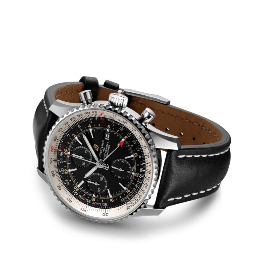 Horloges rene kahle | Breitling Navitimer Chronograph Gmt 46