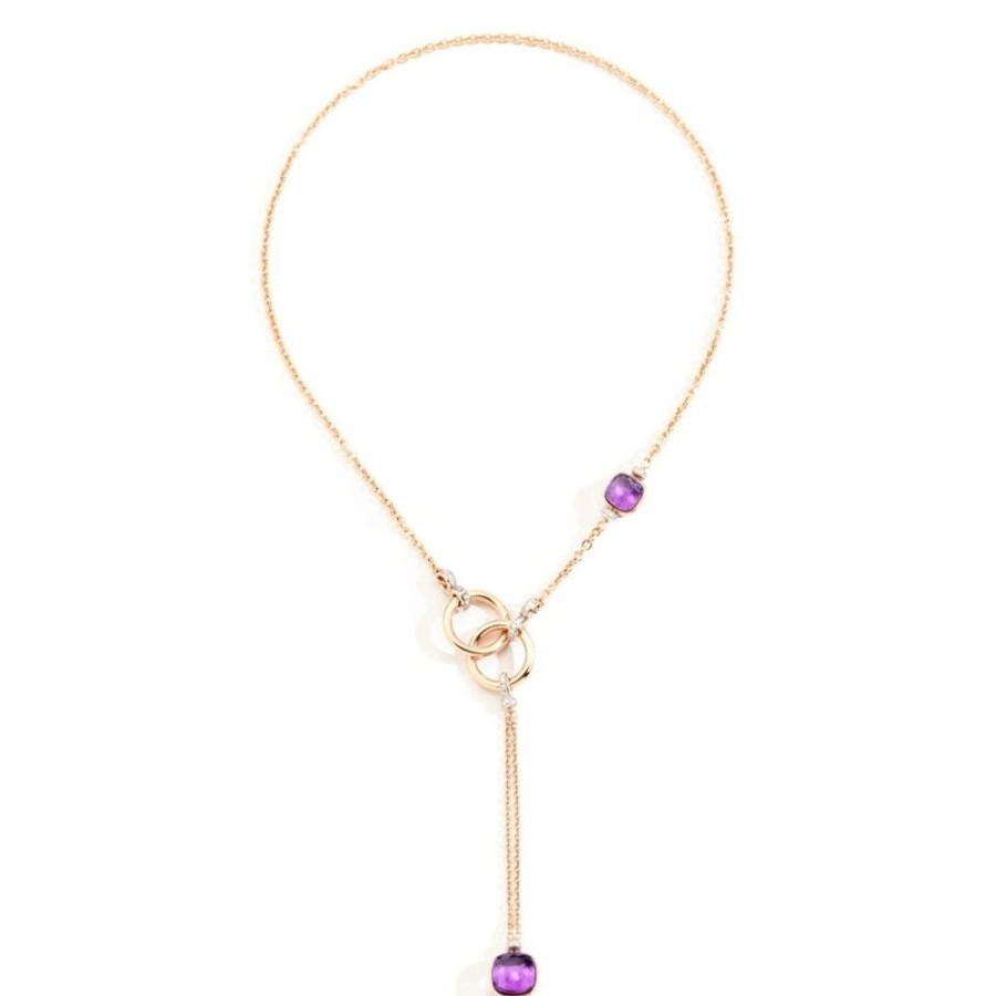 Juwelen rene kahle | Pomellato Nudo Lariat Collier Amethist