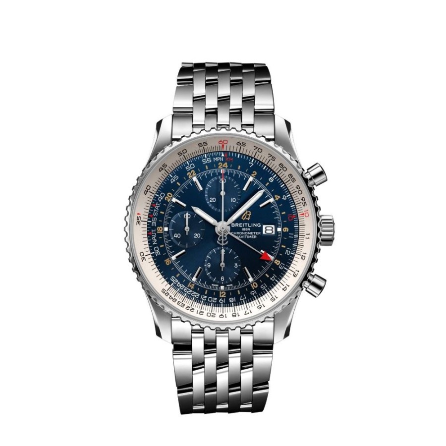 Horloges rene kahle | Breitling Navitimer Chronograph Gmt 46