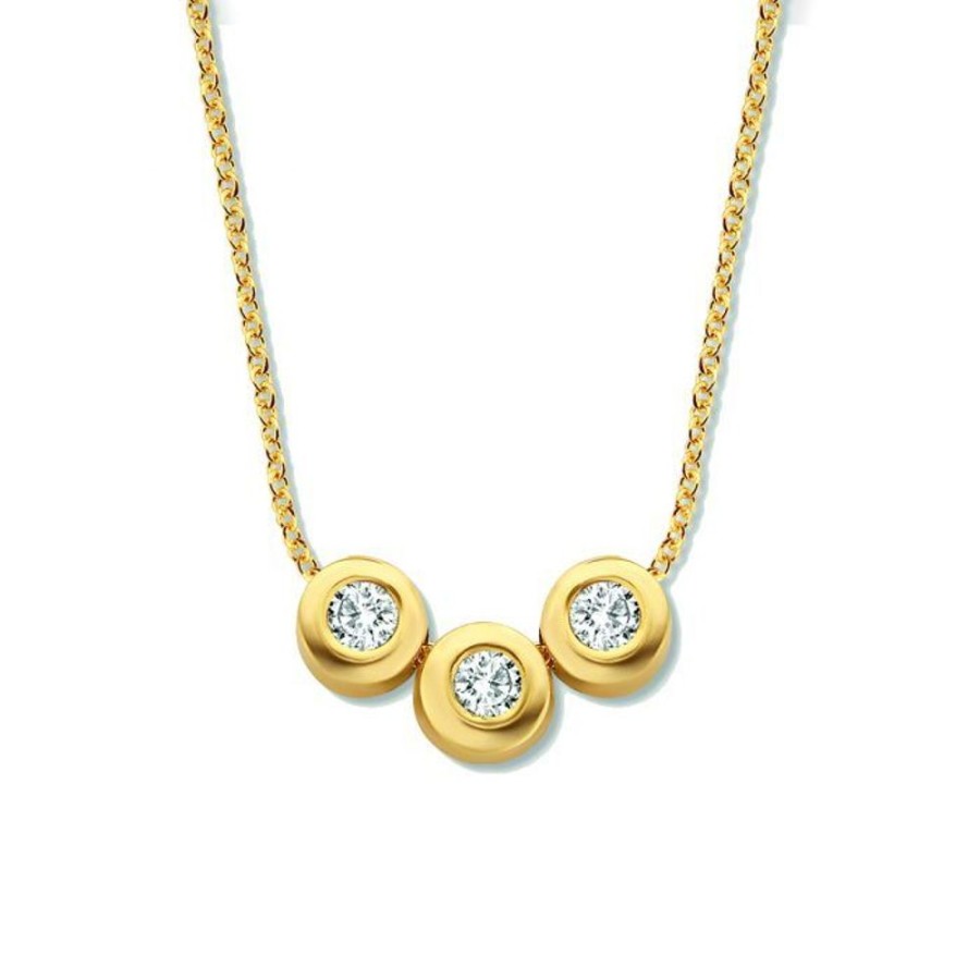 Juwelen rene kahle | Minitials Drie Diamant Collier