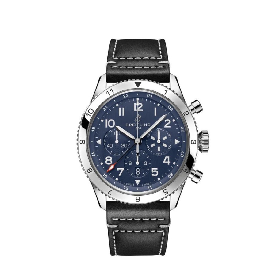 Horloges rene kahle | Breitling Super Avi B04 Chronograph Gmt 46 Tribute To Vought F4U Corsair