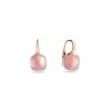 Juwelen rene kahle | Pomellato Nudo Classic Oorhangers Rose Quartz