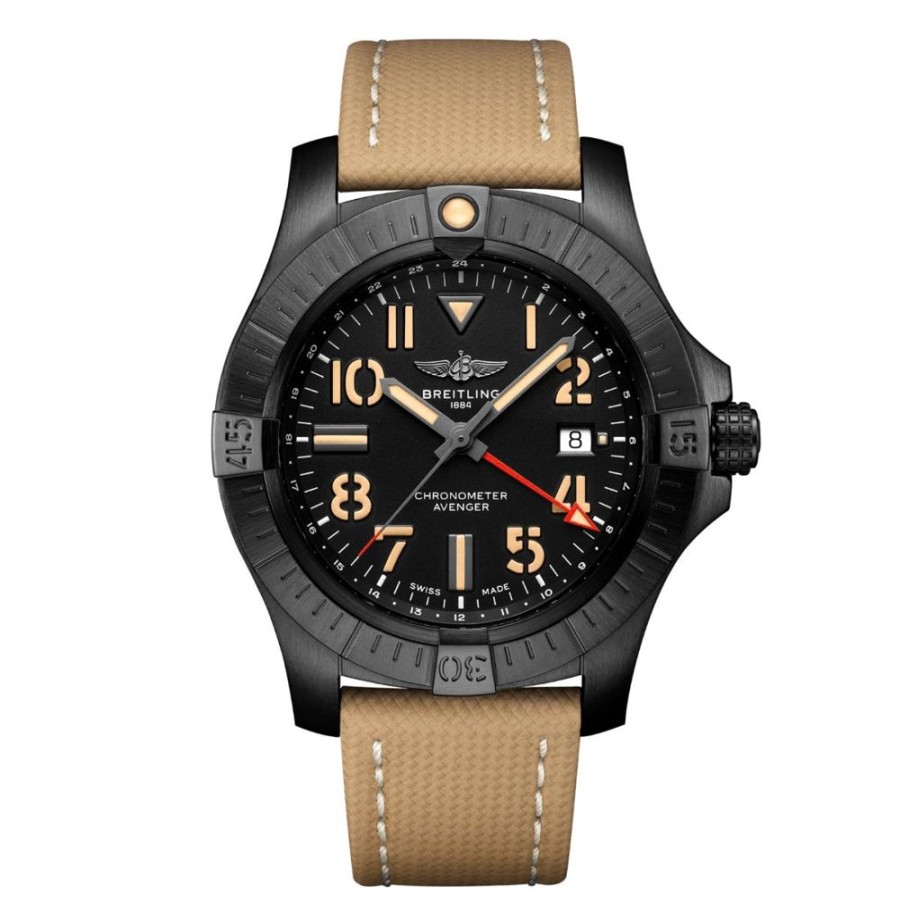 Horloges rene kahle | Breitling Avenger Automatic Gmt 45 Night Mission