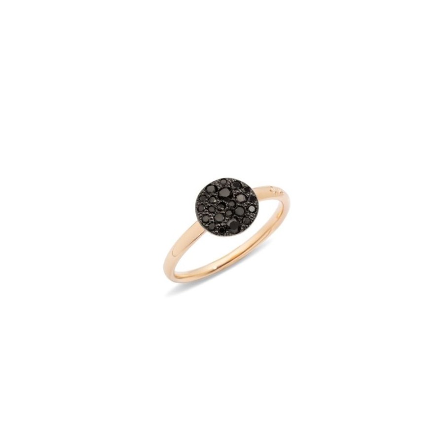 Juwelen rene kahle | Pomellato Sabbia Ring Black Diamonds