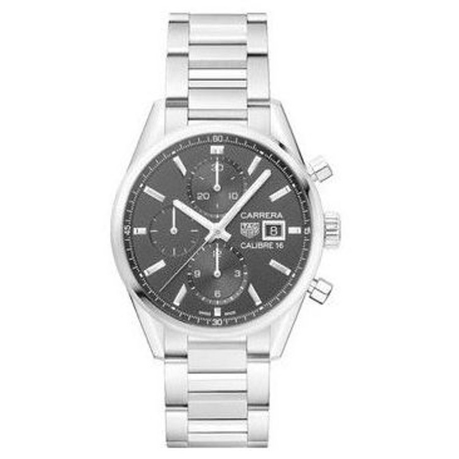 Horloges rene kahle | Tag Heuer Horloge Carrera 41Mm Calibre 16 Chronograaf