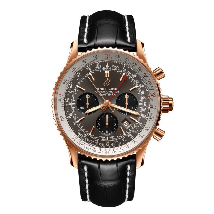 Horloges rene kahle | Breitling Navitimer B03 Chronograp Rattrapante 45