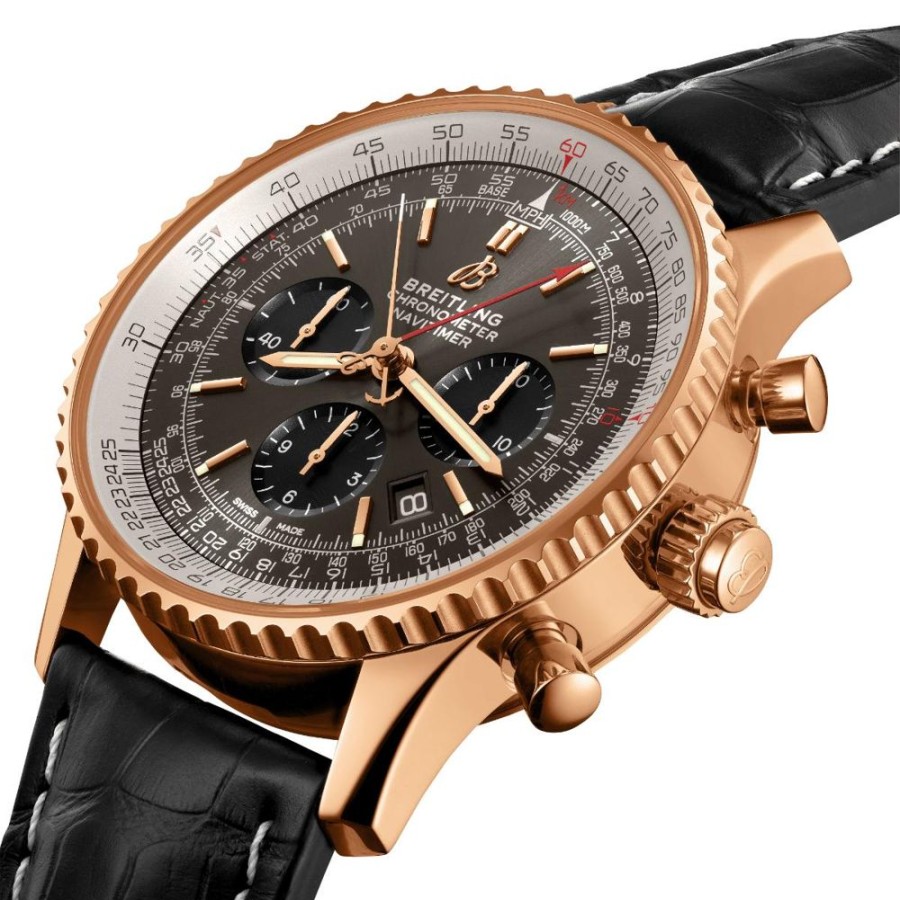 Horloges rene kahle | Breitling Navitimer B03 Chronograp Rattrapante 45