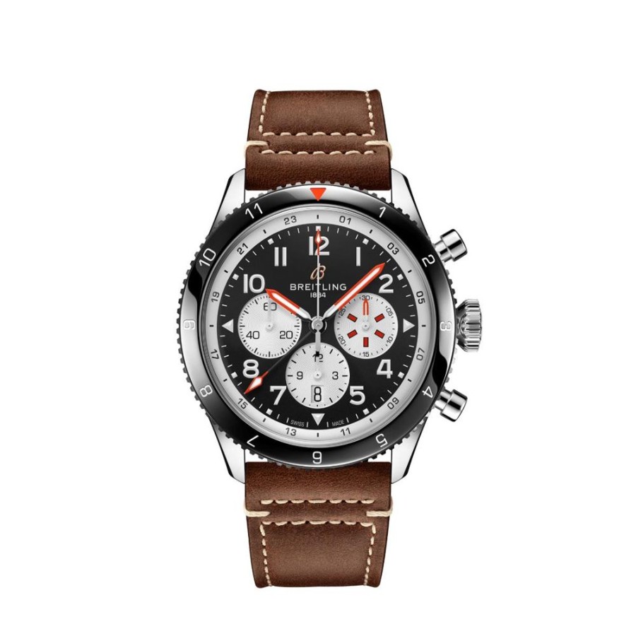 Horloges rene kahle | Breitling Super Avi B04 Chronograph Gmt 46 Mosquito