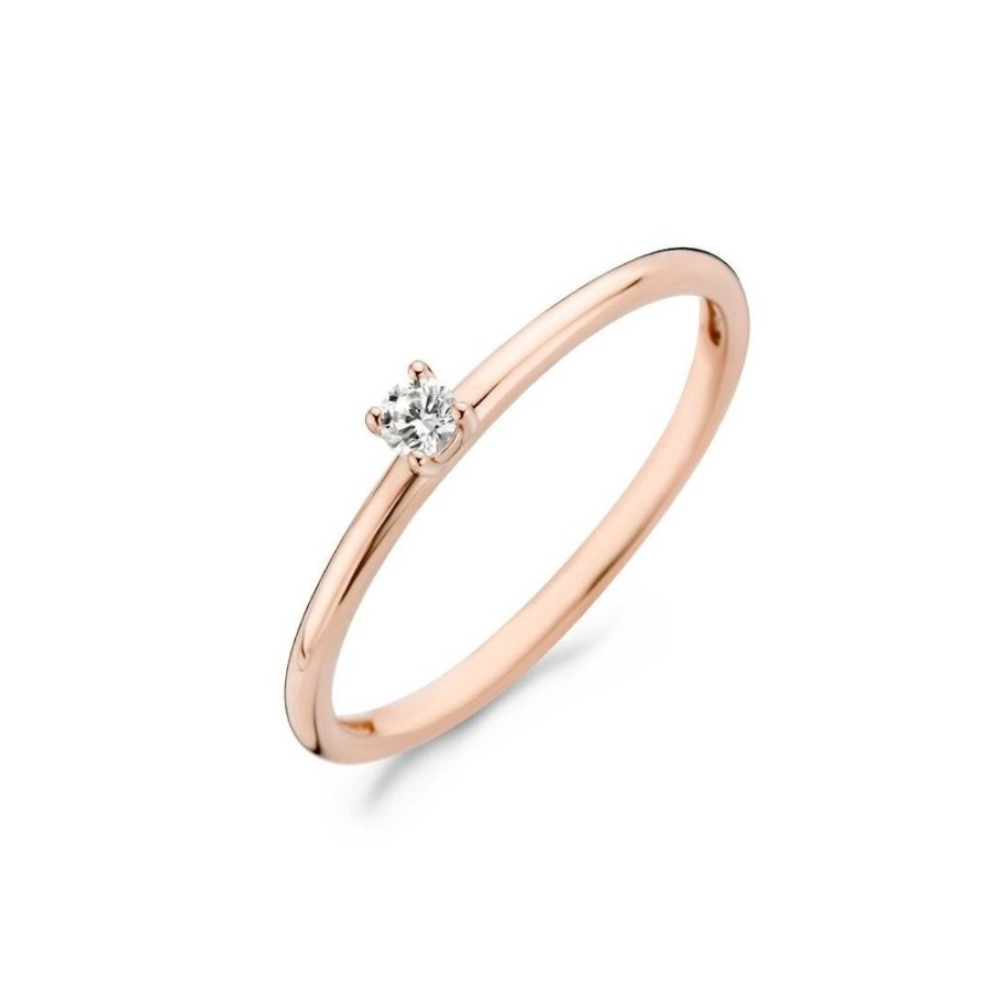 Juwelen rene kahle | Blush Ring Met Zirkonia