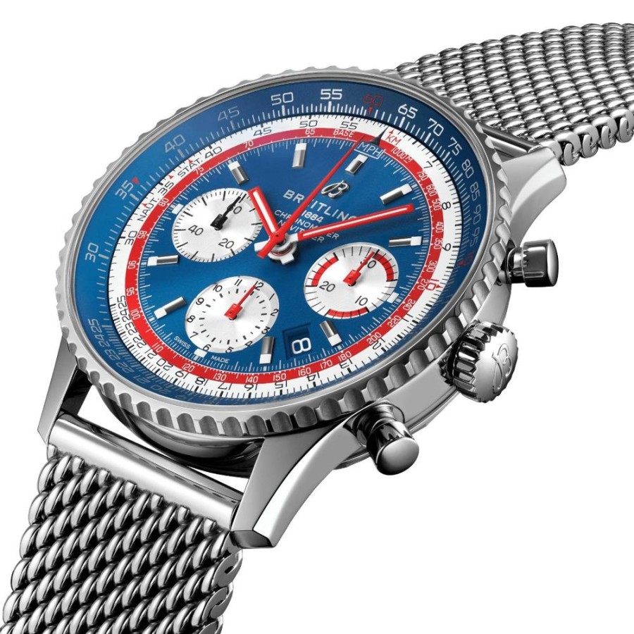 Horloges rene kahle | Breitling Navitimer B01 Chronograph 43 Pan Am