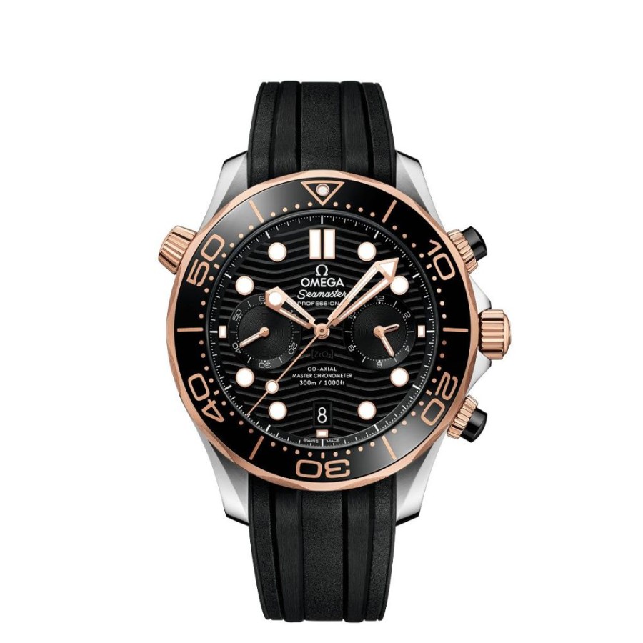 Horloges rene kahle | Omega Seamaster Diver Chronograph 300M 44Mm