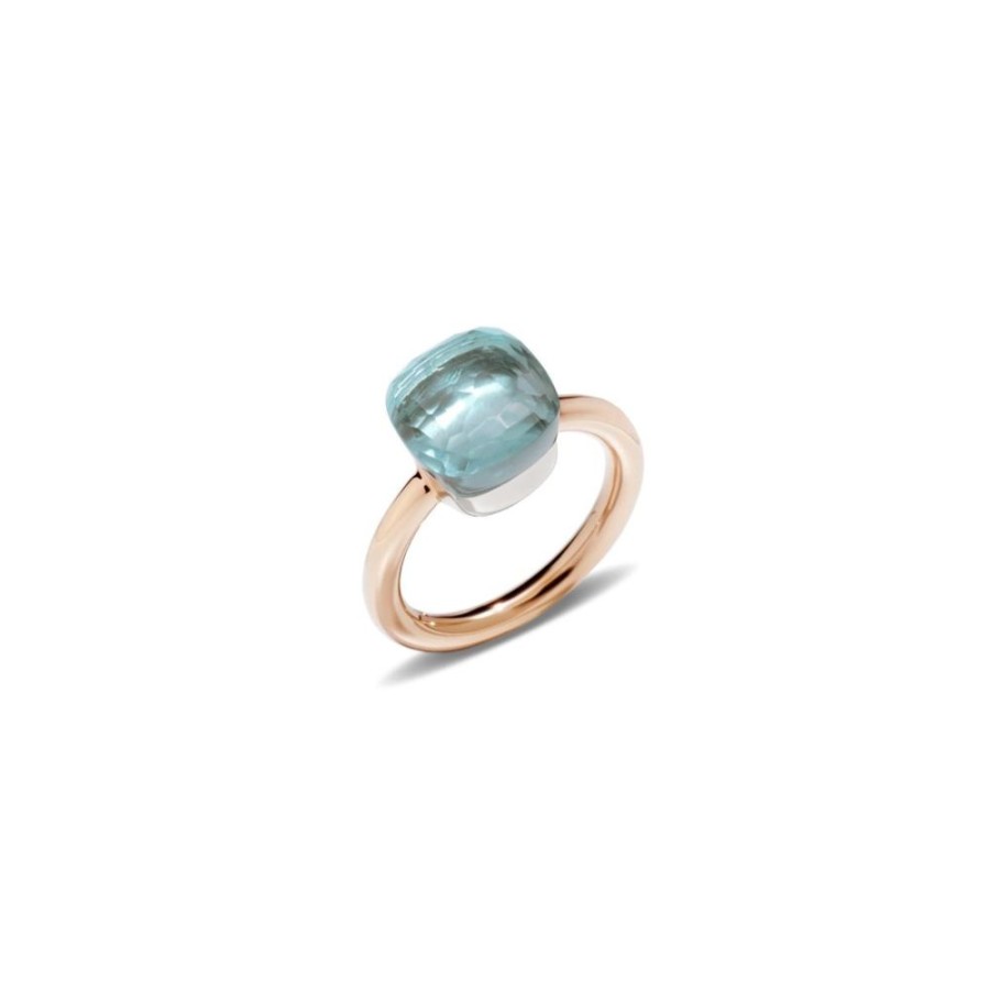 Juwelen rene kahle | Pomellato Nudo Classic Ring Blauw Topaas