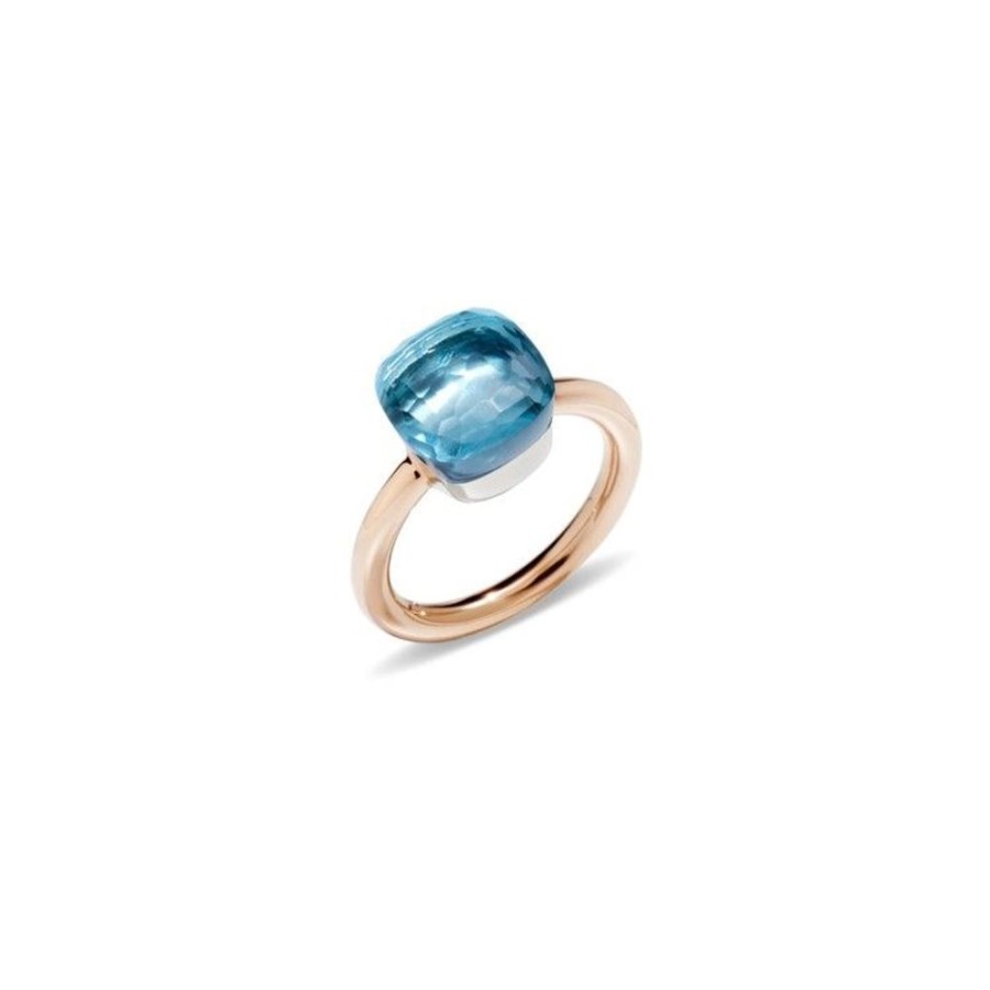 Juwelen rene kahle | Pomellato Nudo Classic Ring Blauw Topaas